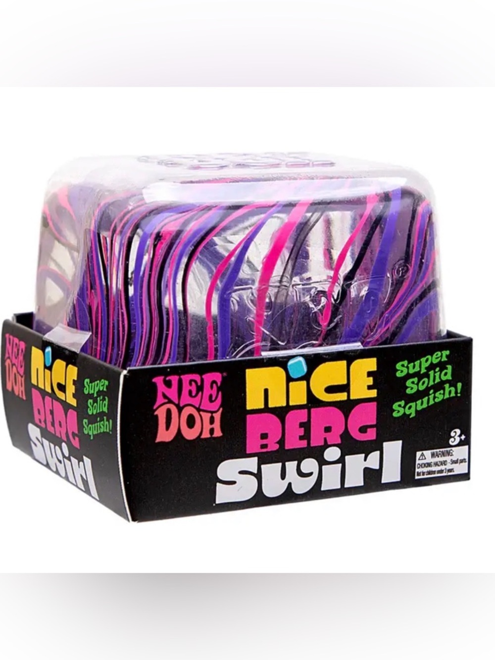 Nee Doh Nice Berg Swirl- Purple & Pink